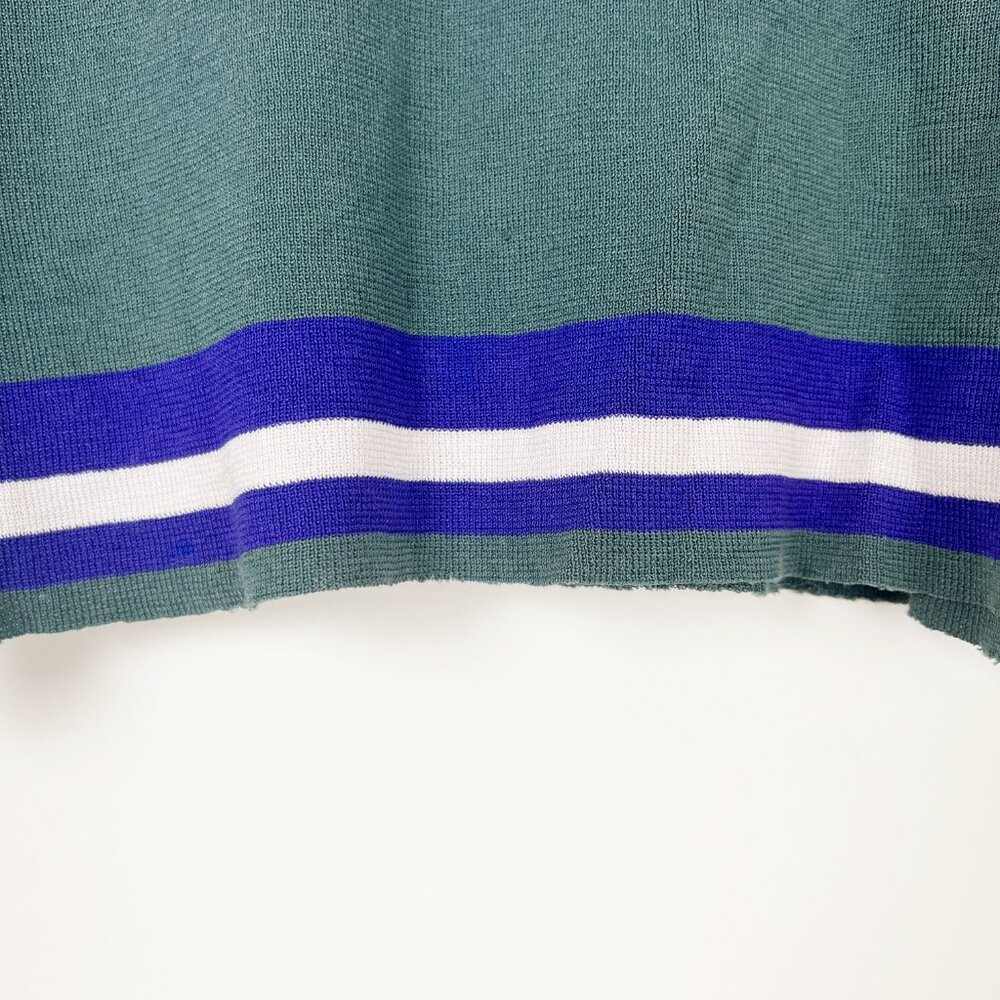 Vintage Missoni Knit Sweater Cropped Distressed Long Sleeve Blouse Top Shirt - Picture 6 of 8